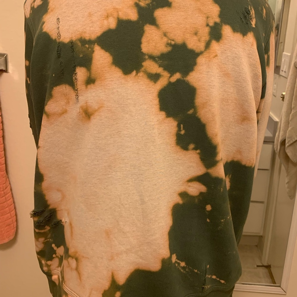 “Washed Up” Custom Distressed Nike Hoodie - Picture 2 of 3